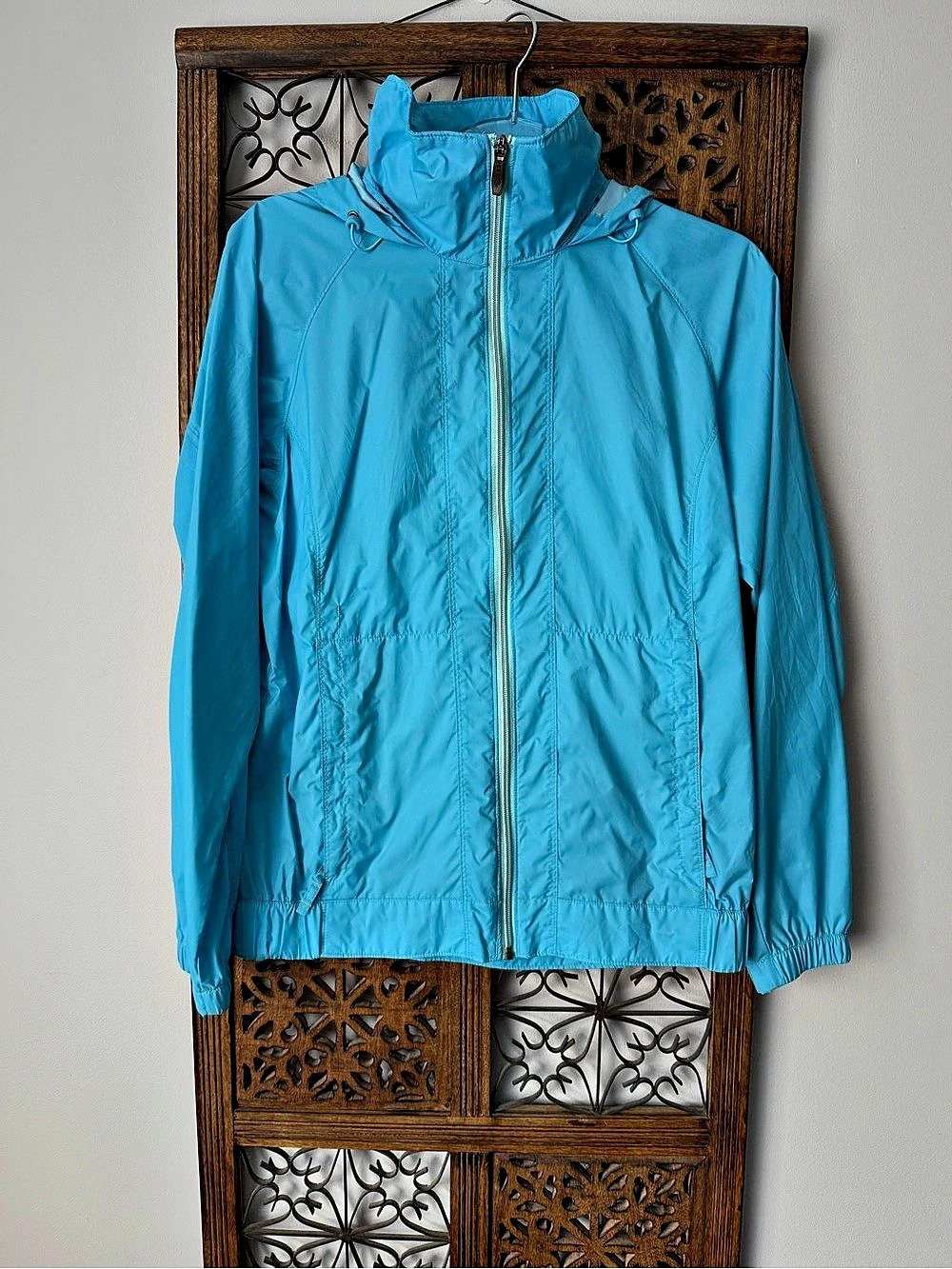 Columbia Flash Forward Windbreaker Women'Small Nylon Jacket Blue Size Small